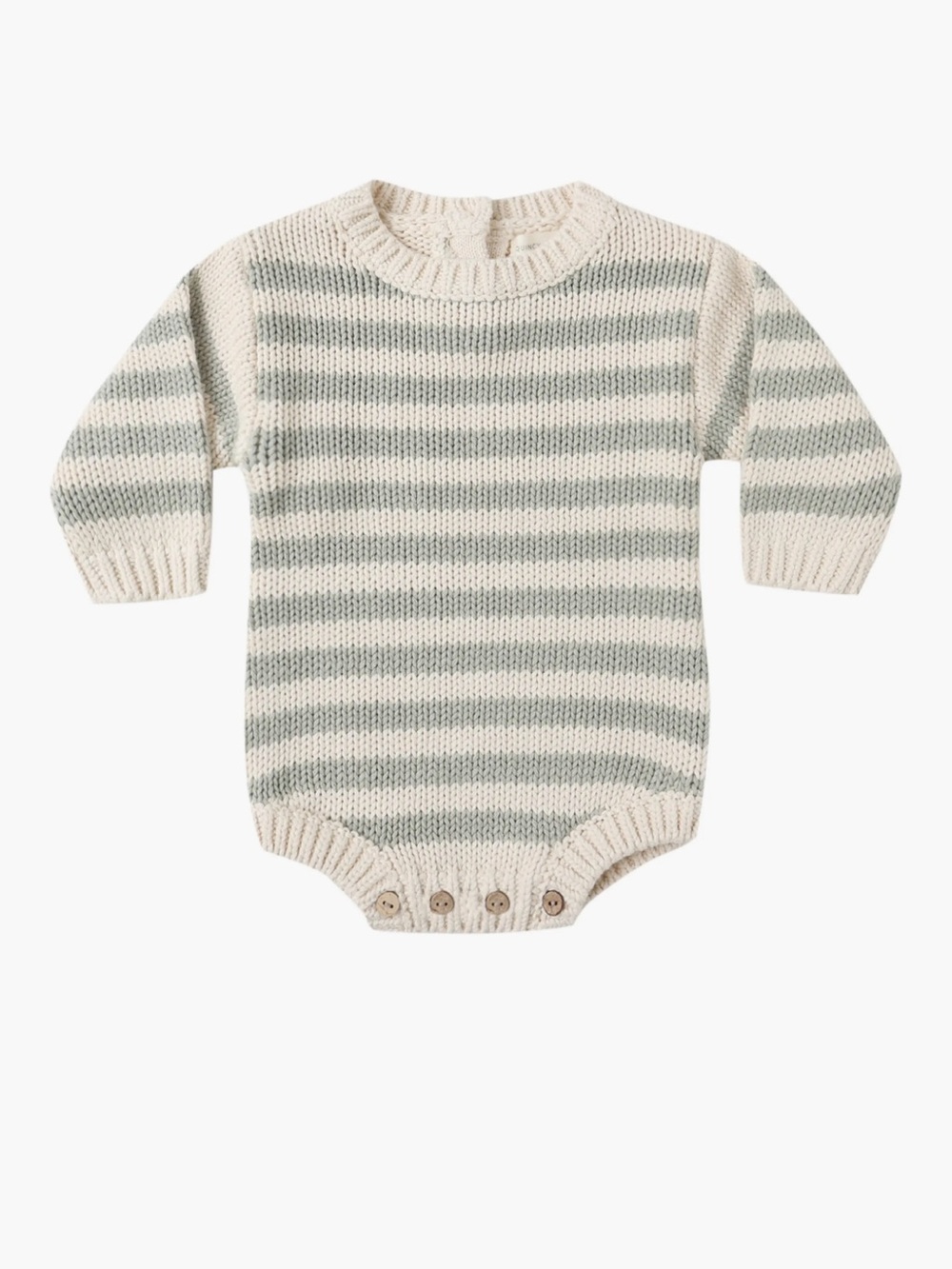 Quincy Mae Quincy Mae Rex Stripe Organic Cotton Sweater Romper